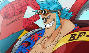 Franky com seu corpo cibernético