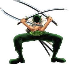 Zoro com espadas